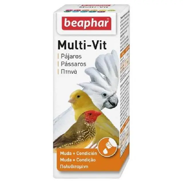 Beaphar Multi-Vit Birds Πολυβιταμινούχο Διάλυμα για Πτηνά 20ml