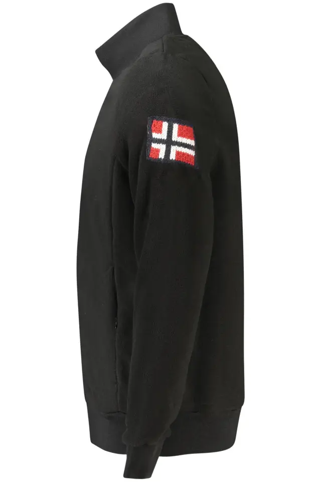 Norway Nautical School - Ανδρική Ζακέτα Φούτερ Fleece 859532-BLACK Μαύρο - 3XL 2
