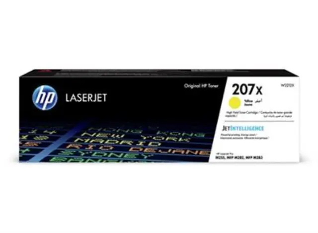 HP 207X Yellow LaserJet Toner Cartridge (2.45k) (W2212X) (HPW2212X) HEWLETT PACKARD