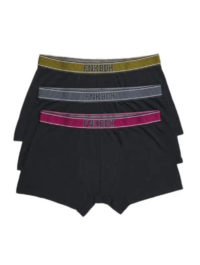 FunkyBuddha ανδρικά εσώρουχα boxer 3τμχ FBM013-084-10-1 - M