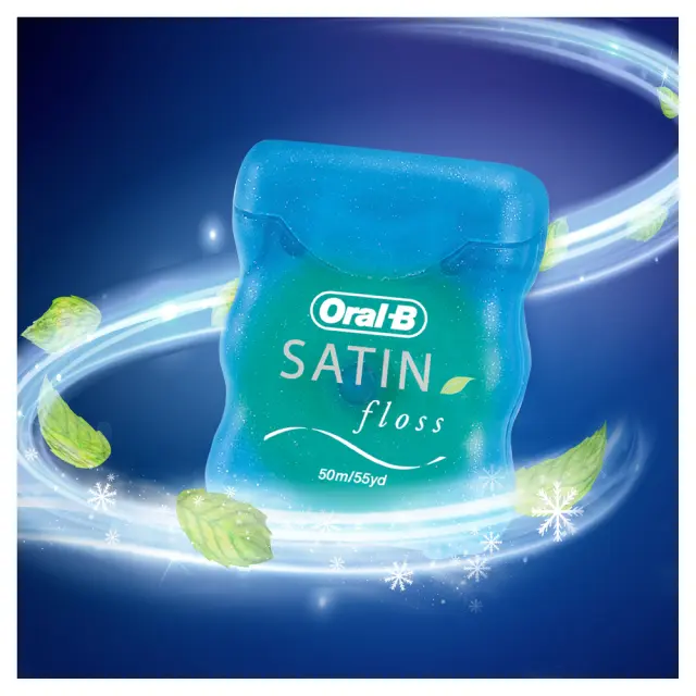 Oral-B Satin Floss Mint Οδοντικό Νήμα 25m, 1 τεμάχιο 2