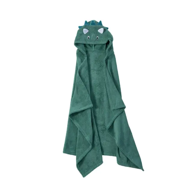 ΒΡΕΦΙΚΗ ΚΑΠΑ DINO 70Χ120 NEF-NEF HOMEWARE, 100% BAMBAKI - GREEN (039773)