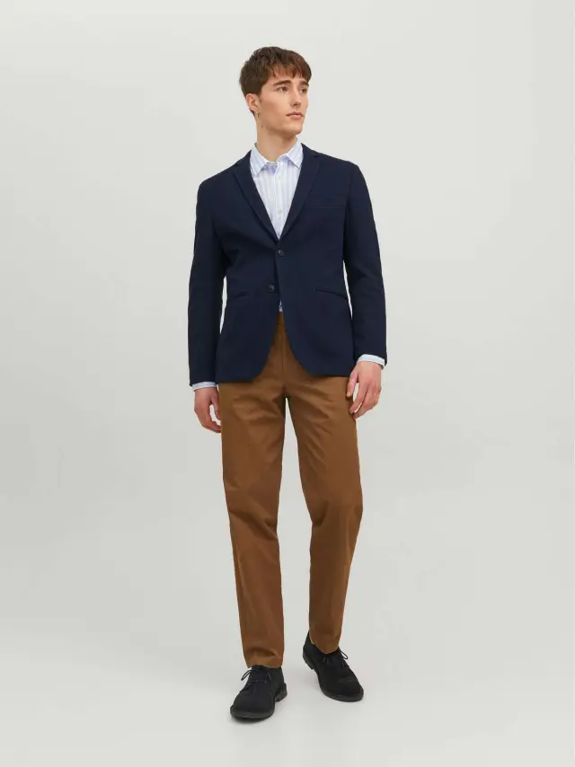 JPRCOMMERCIAL BLAZER SLIM FIT LN Navy Blazer - 48 2
