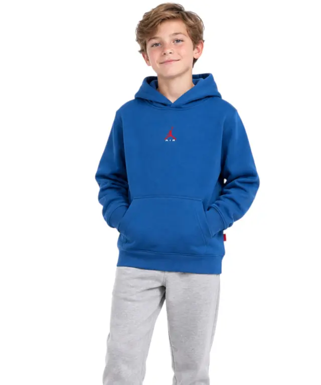 Jordan - Παιδική Ζακέτα Φούτερ Brooklyn JDB 95G314-UUG Μπλε