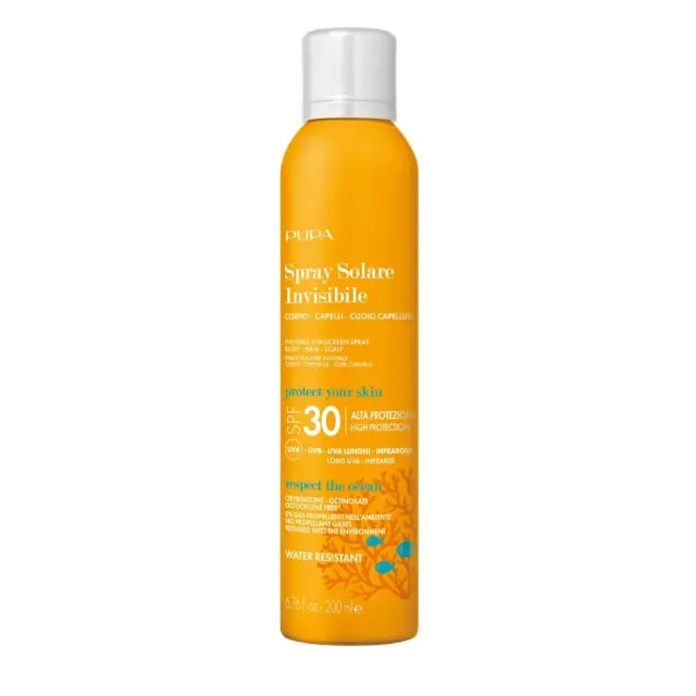 Invisible Sunscreen Spray Body-Hair-Scalp SPF30 200ml