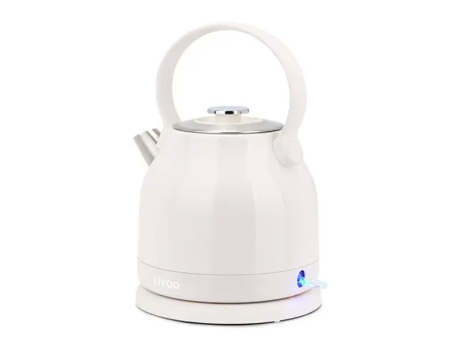 Βραστήρας Retro Livoo DOD202C με χωρητικότητα 1.5L και ισχύ 2200W - Cream DOD202C 2