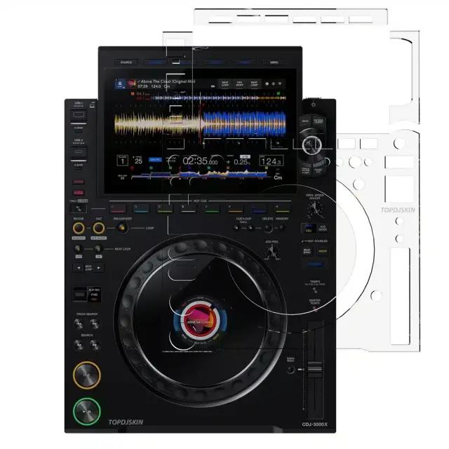 TOPDJSKIN ALPHA THETA PIONEER CDJ 3000X