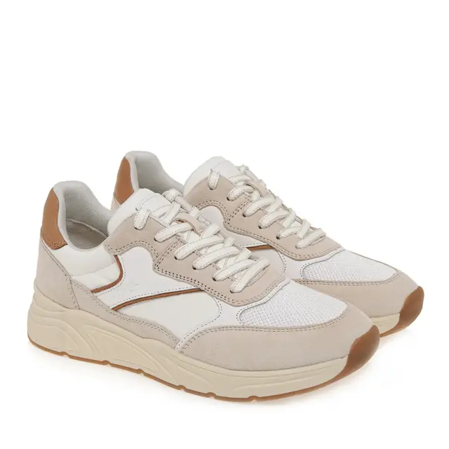 Ανδρικά Δερμάτινα Ανατομικά Sneakers Tamaris 1-13611-44-100 Λευκά Άσπρο - 46 2