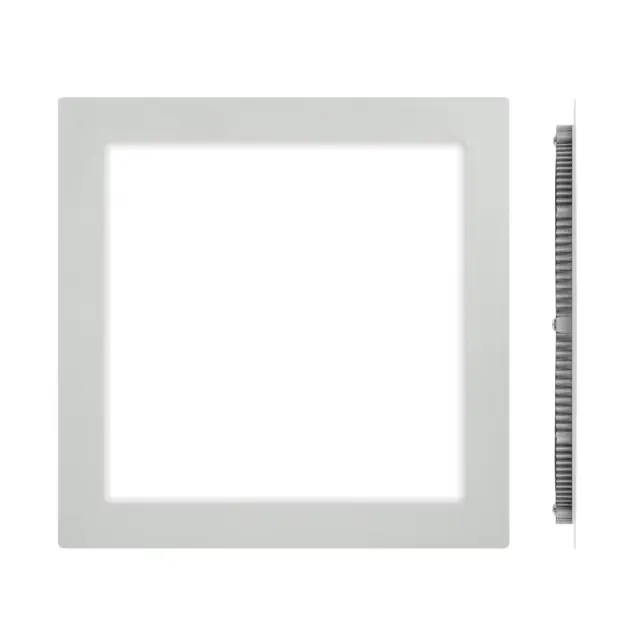 Small square τετράγωνο χωνευτό led panel 24W 6000K 24x24cm γκρι Γκρί