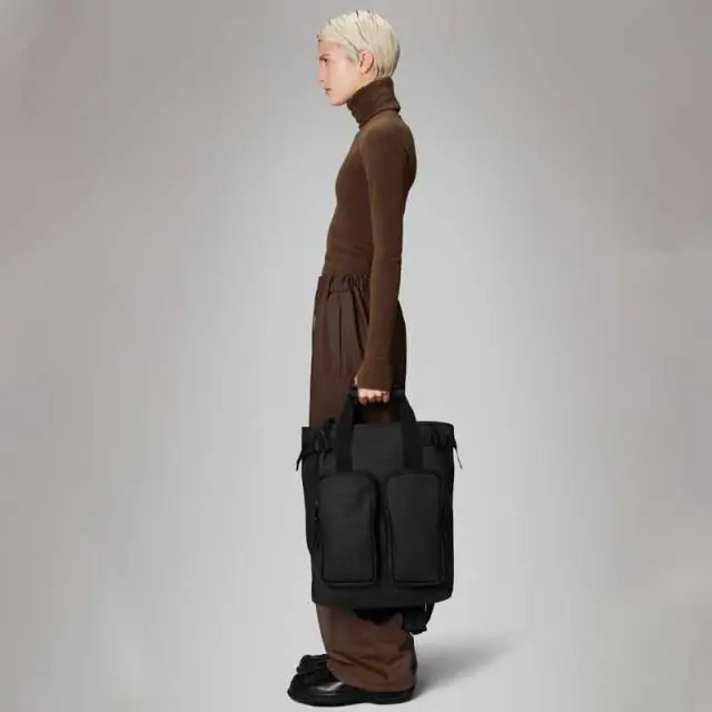 Αδιάβροχο Σακίδιο Πλάτης Rains Texel Tote 14240-01 Μαύρο - ONESIZE 2
