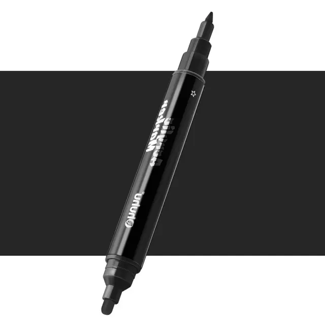 Ohuhu Acrylic Marker με Διπλή Μύτη 120 - Black (OHUHU)