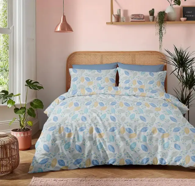 Σετ Σεντόνια Φανελένια Aspen Blue Winter Pleasure Cokitex Χωρίς λάστιχο 260x270