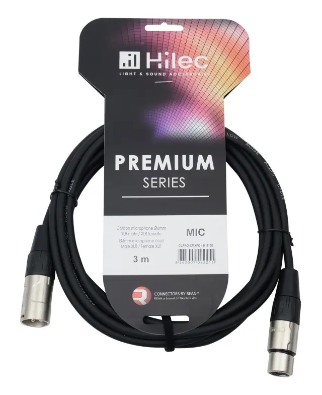 HILEC CLPRO-XMXF/3 ΚΑΛΩΔΙΟ ΜΙΚΡΟΦΩΝΟΥ ΜΗΚΟΥΣ 3m