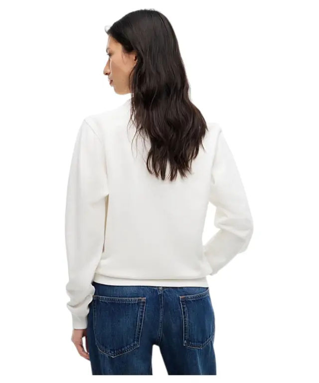 Tommy Hilfiger - Γυναικείο Φούτερ Flag Badge Crew Neck DW0DW23906-YBL Λευκό - M 3