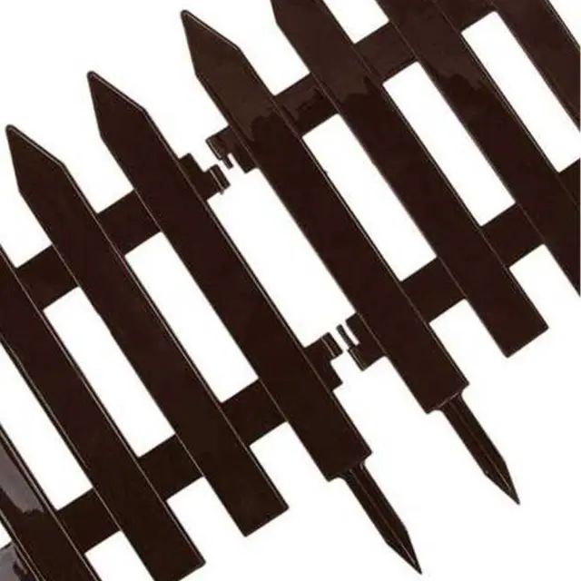 Prosperplast IPLSU2-R222 Φράχτης κήπου πλαστικός Garden Classic 3,60m x 52Υcm (6τμχ) Καφέ / 103771 3