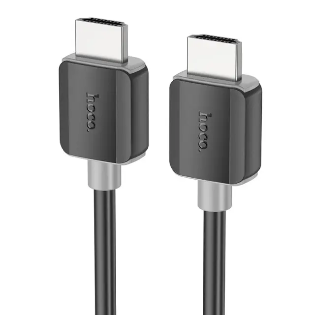 Καλώδιο Hoco US08 HDMI 2.0 σε HDMI 4K 60Hz HD 18Gbps Μαύρο 1m