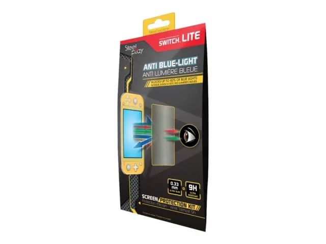 Steelplay Screen Protection Kit 9H Anti Blue-Light Tempered Glass - Switch Lite - Nintendo Switch