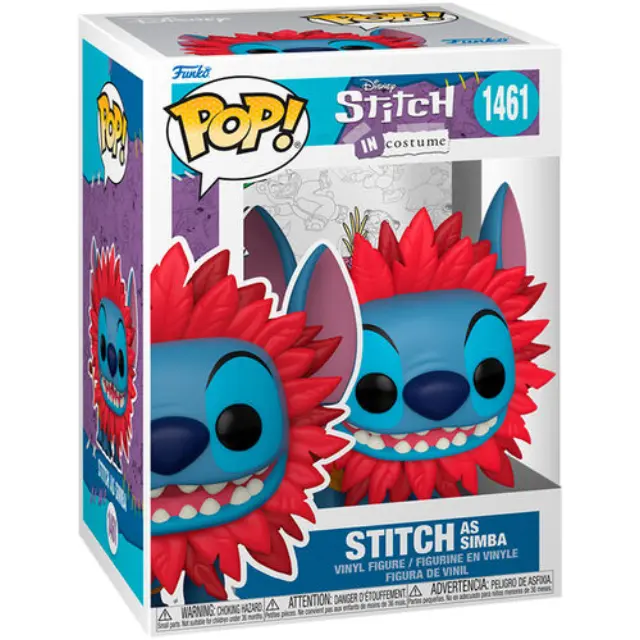 Φιγούρα Funko Pop! Disney: Stitch in Costume - Stitch as Simba #1461 Vinyl Figure 2