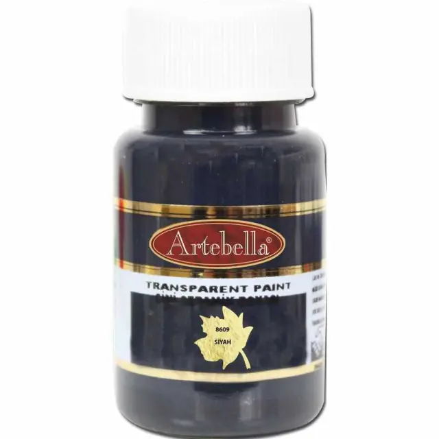 Artebella Διάφανο Σμάλτο Tile And Ceramic - 8609 Black - 50ml