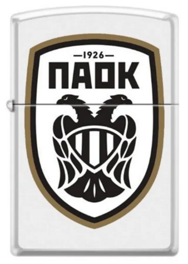 ZIPPO Αναπτήρας - White Matt ΠΑΟΚ (218-119416)