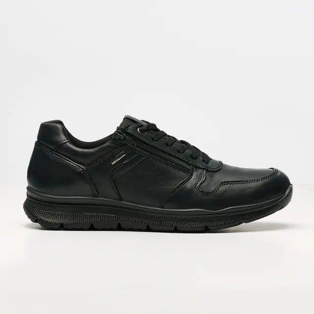 Imac Sneakers Ανδρικό δέρμα Μαύρο IMA/253148 NAPPA/NERO