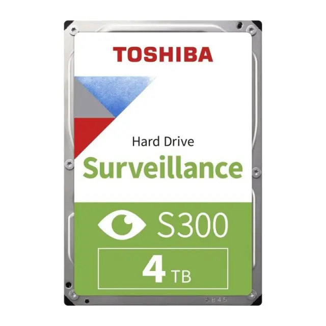 Toshiba Σκληρός Δίσκος S300 4TB Surveillance 5400 RPM 128MB Sata III (HDWT840UZSVA)