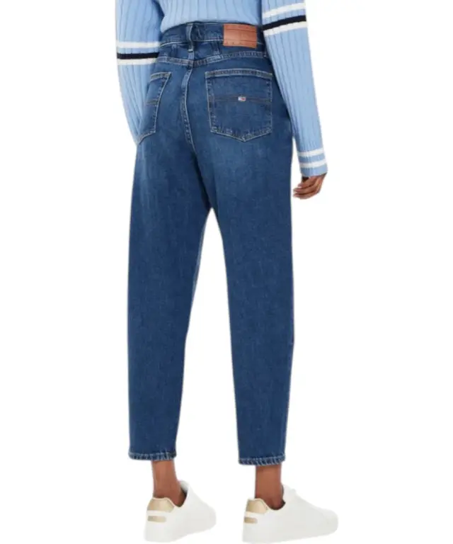 Tommy Hilfiger - Γυναικείο Jean Ultra High Rise Mom Fit DW0DW19244-1BK Μπλε 2