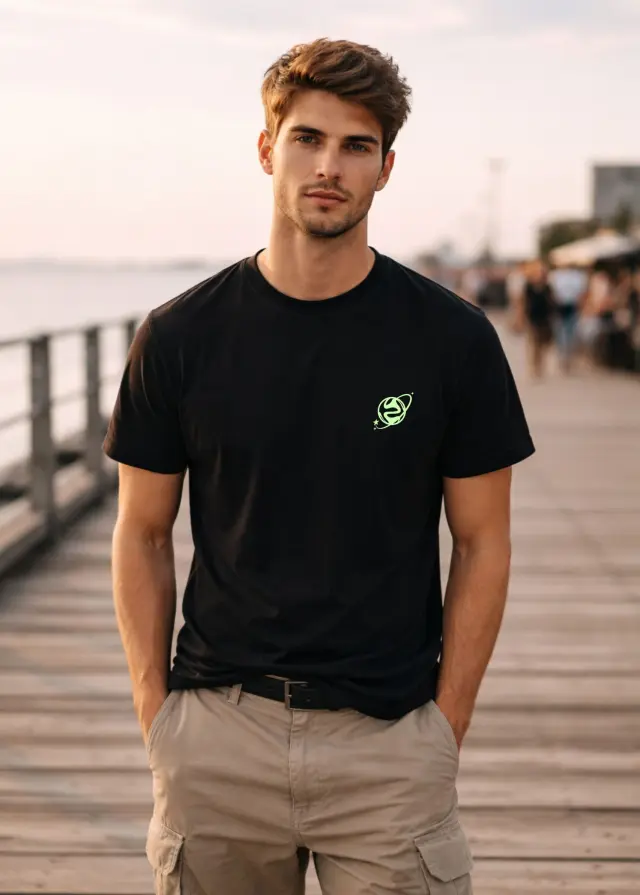 T-shirt Noshame® Μαύρο με τύπωμα Comfort Zone - 132529 - XXL 2