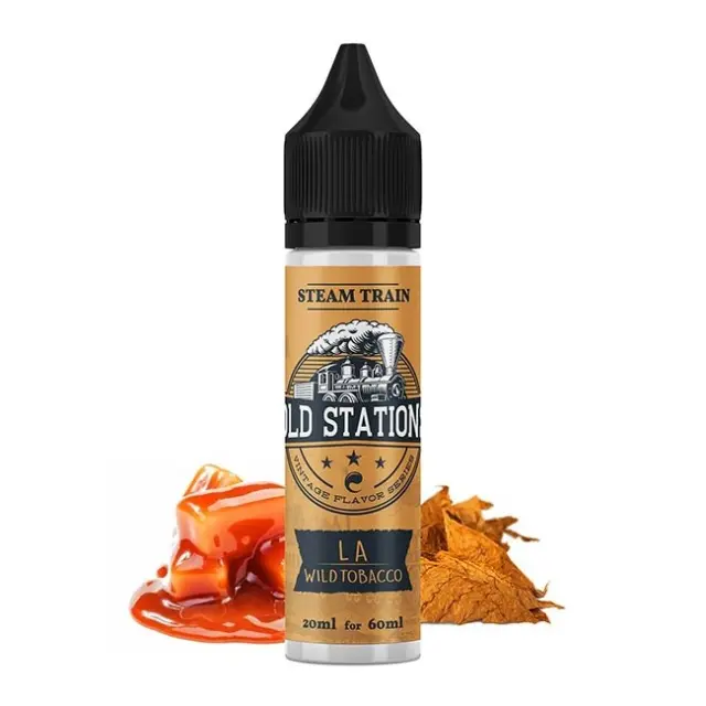 Steam Train Flavor Shot LA Wild Tobacco Old Station Series 20ml/60ml 60ml