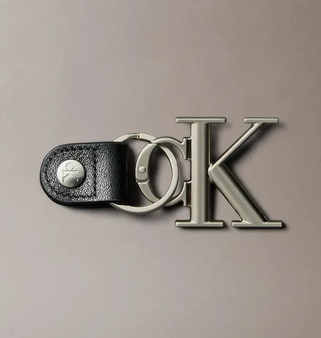 Μπρελόκ CALVIN KLEIN Bold CK Carabiner Key Fobb 1157G Μαύρο