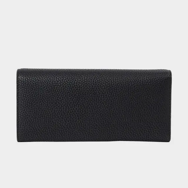 Tommy Hilfiger - Γυναικείο Πορτοφόλι Th Emblem Large Flap Wallet AW0AW14221-BDS Μαύρο 2