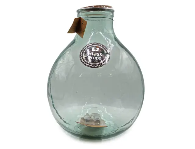 Γυάλινο Φυτώριο Glass Drops Green Terrarium (5576_5) Mε εργαλεία, Aπό 100% ανακυκλωμένο γυαλί, Χωρητικότητας 25000ml, Διαστάσεων Ø 37 x Υ 46 cm 5576_5 3
