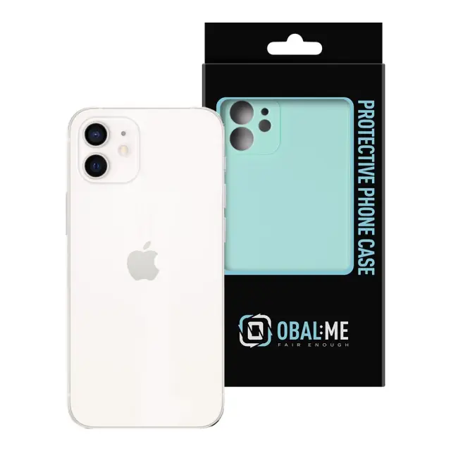 OBAL:ME Matte TPU Case for Apple iPhone 12 Turquoise 3