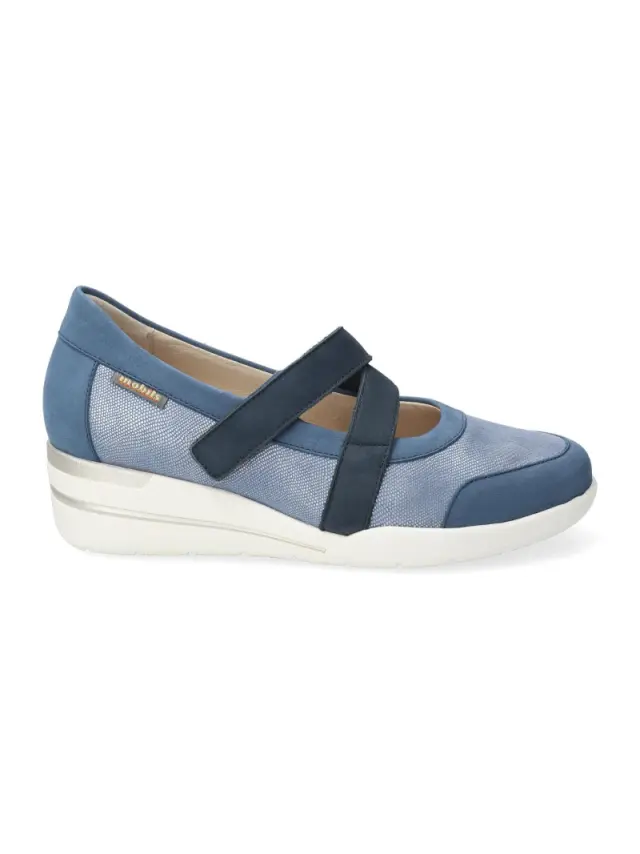 Mephisto Μπαρέτες Γυναικείο δέρμα Μπλέ MEP/CINTIA DENIM 3