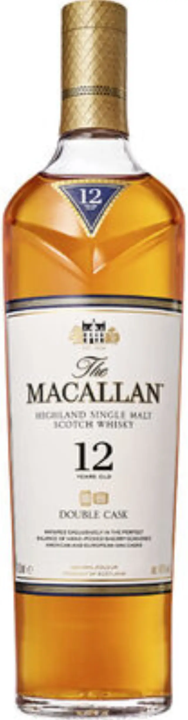 THE MACALLAN 12 Y.O. DOUBLE CASK SINGLE MALT WHISKY 700ML