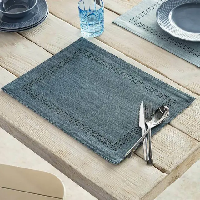 Σετ Σουπλά 2τεμ. 35x50cm GOFIS HOME ARTISAN Μπλε / Jean 930/ 01