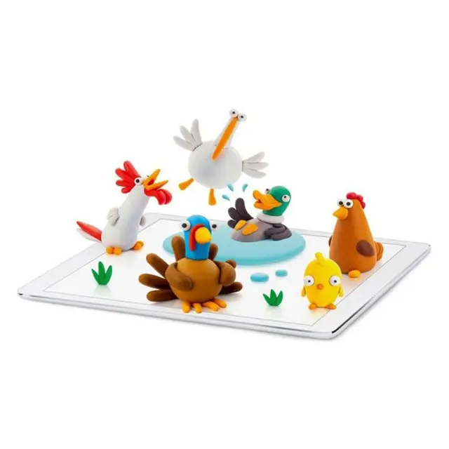 Hey Clay Κατασκευές από Πολύχρωμο Πηλό Farm Birds (3+ ετών) 15020 2