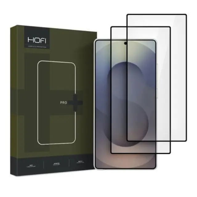 Tempered Glass Full Face Hofi Pro+ Samsung Galaxy S25 Ultra 5G Μαύρο (2 τεμ.) N67027