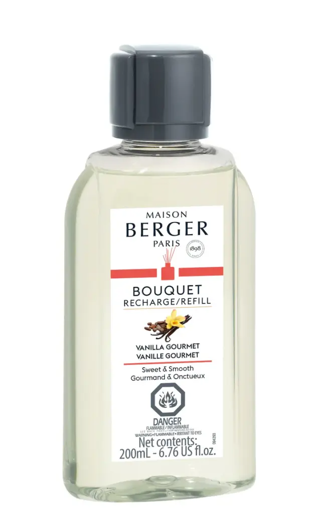 Maison Berger Paris Bouquet Diffuser Refill Υγρό Αναπλήρωσης για Δοχείο Αρωματισμού Χώρου Vanilla Gourmet 200ml 2