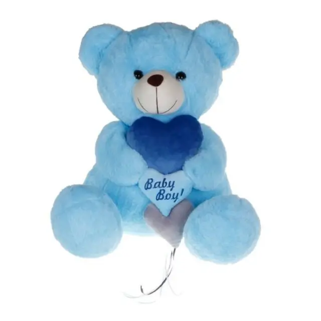 Much Toys & Gifts Αρκουδάκι Λούτρινο 60cm Σιελ J256002