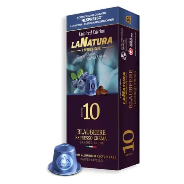 La Natura Espresso Blueberry Cream Aluminium 10 τμχ | Nespresso
