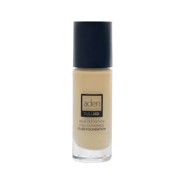 ADEN Full HD Fluid Foundation 02 Ivory 20 ml