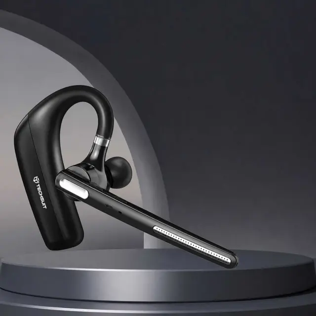 Ακουστικό Bluetooth Techsuit PowerTalks (G6) με Dual Mic ENC Μαύρο 3