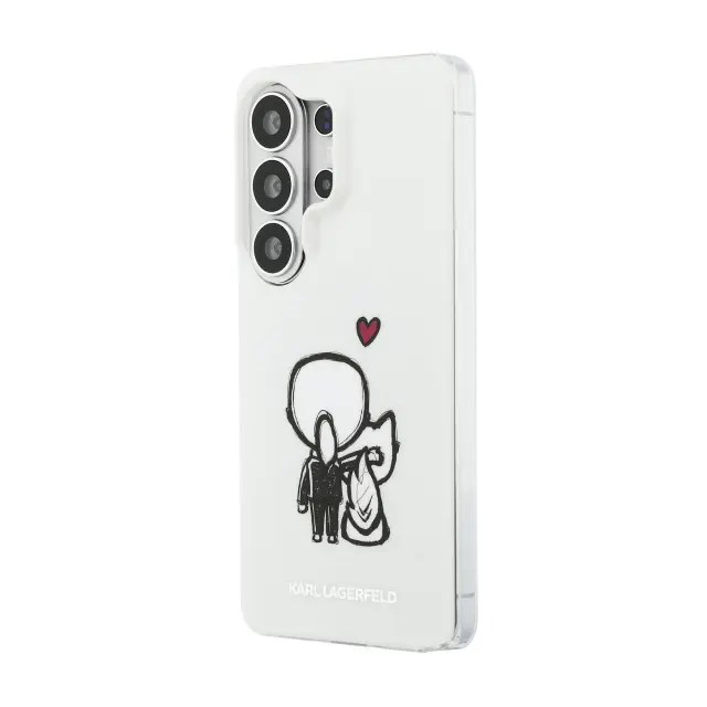 Karl Lagerfeld IML K&CH Back Logo Magnetic Case for Samsung Galaxy S26 Ultra Transparent 2