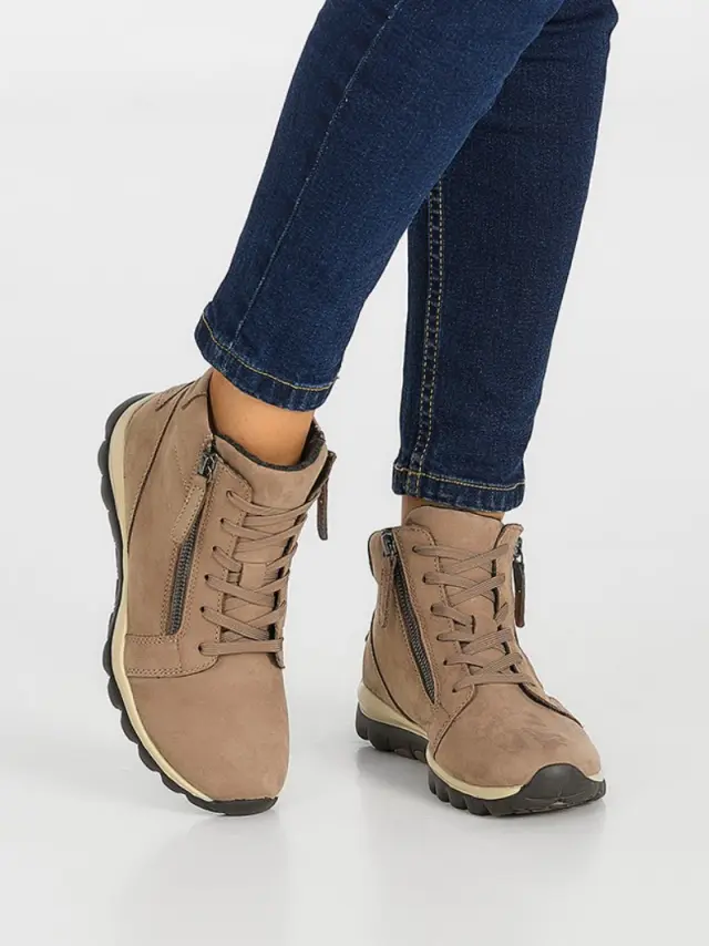 Gabor Μποτάκια Γυναικείο δέρμα Nubuck Καφέ GAB/76868 40-MUSKAT 2