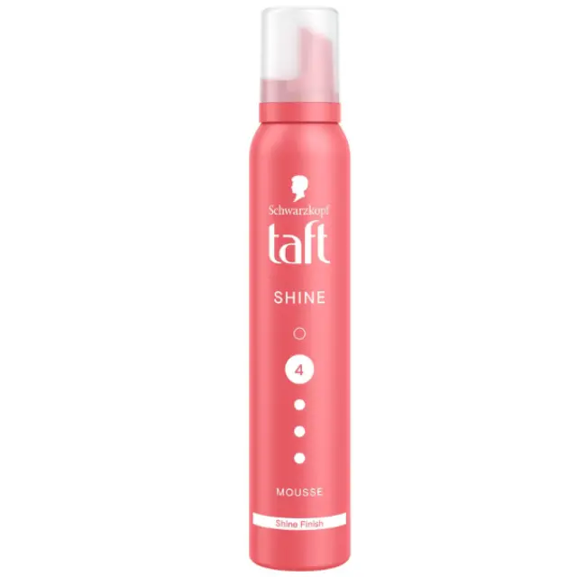 Schwarzkopf Taft Αφρός Μαλλιών για Kράτημα & Λάμψη 4 Mousse Shine Finish 200ml