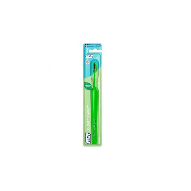 TePe Colour Compact Extra Soft Οδοντόβουρτσα Extra Μαλακή - Πράσινο