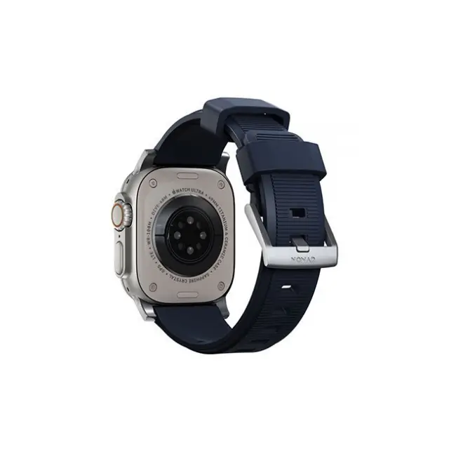 NOMAD Rugged Band Apple Watch 46mm/49mm Navy / Silver (NM01296485)