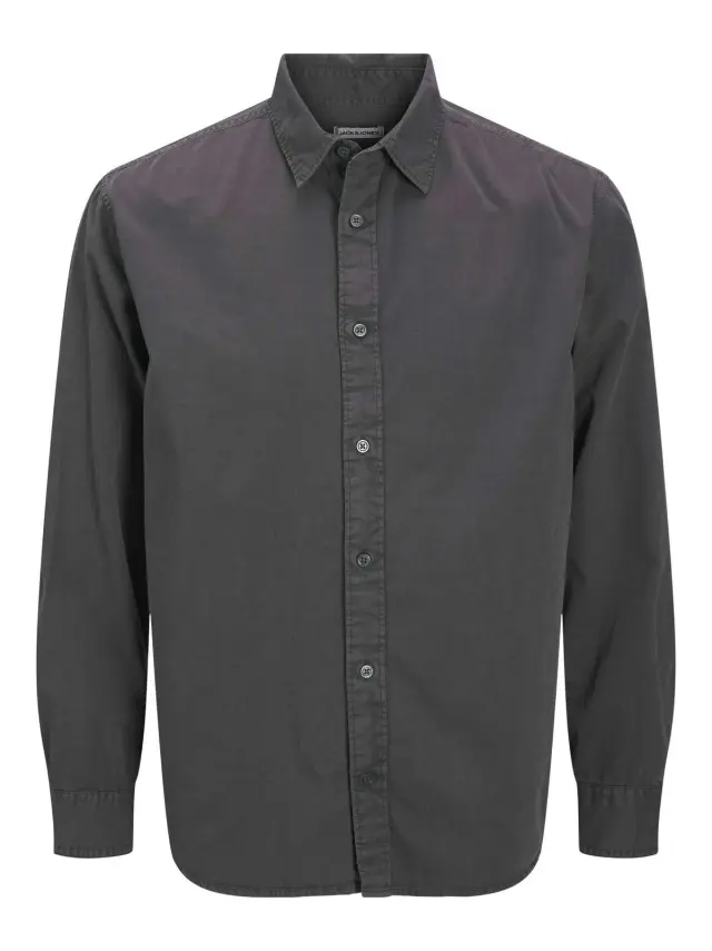 JJECHARGE FADED SHIRT LS SN Black
