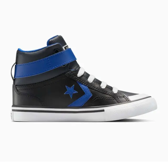 Converse Kids Pro Blaze Strap Leather Easy On Μαύρο - Μπλε A13077C (Converse)